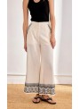 Pantalòn de Nekane, de lino con viscosa. Arsi