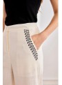 Pantalòn de Nekane, de lino con viscosa. Arsi