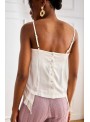 Top Nekane, detirantes con bordados. Inxia