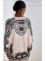 Blusón Nekane, de vsicosa estampada. Jabari