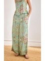Pantalòn de Nekane, estampado floral. Luno