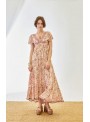 Vestido Nekane, de gasa estampada. Rika