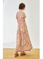 Vestido Nekane, de gasa estampada. Rika