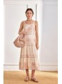 Vestido Nekane, de tirantes con bordados. Satia