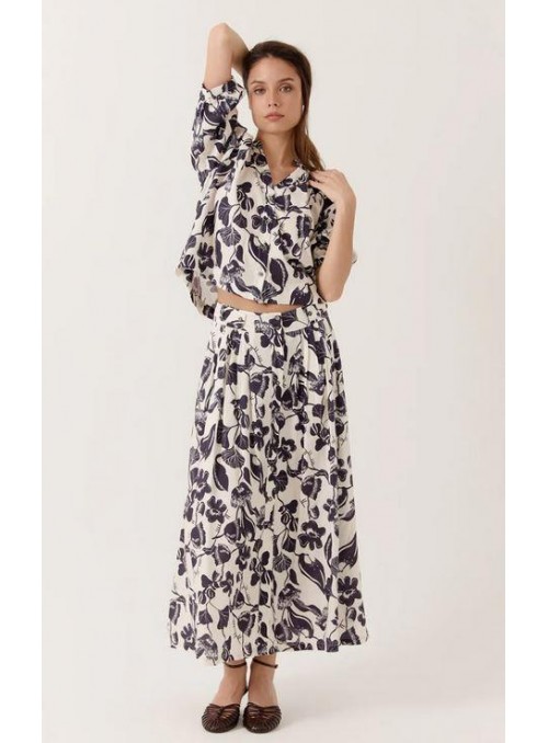 Falda Art Love, de tencell estamapda. Cethia
