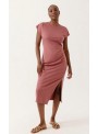 Vestido Art Love, de punto en rosa. Ariel.