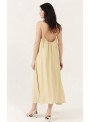 Vestido Art Love, de viscosa con tirantes. Brooke