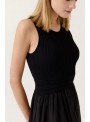 Vestido Art Love, de mix de tejidos. Aliris