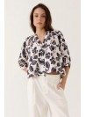 Blusa Art Love, de viscosa estampada. Amesia