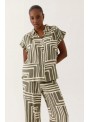 Blusa Art Love, de viscosa estampada. Laurence