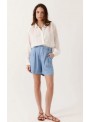 Camisa Art Love, de algodòn con bordado. Anceline