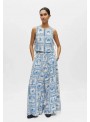 Top Object, de viscosa estampada. Objvima