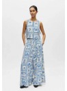 Pantalòn Object, de viscosa estampada. Obvima
