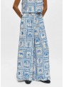 Pantalòn Object, de viscosa estampada. Obvima