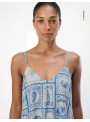 Vestido Object, de visacosa estampada. Objvima