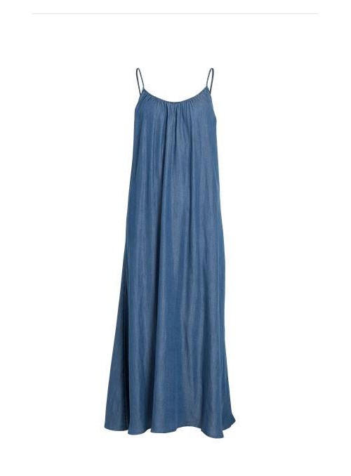 Vestido Vila, de tencell en color jean. 14114729 Vitevria