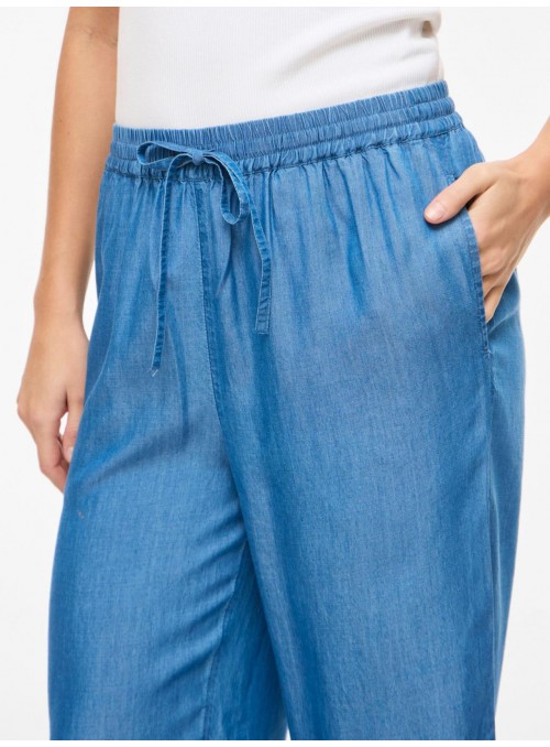 Pantalòn Vila,de tencell en color jean. 14116576 Vitevira