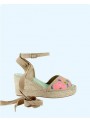Alpargata Star Love, con bordados de colores. Cisne20