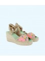 Alpargata Star Love, con bordados de colores. Cisne20
