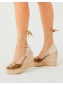 Alpargatas Star Love, de leopardo y altas. Meridia156