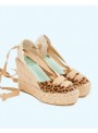 Alpargatas Star Love, de leopardo y altas. Meridia156