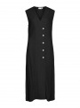 Vestido Vila, en negro con botones. 14106914 Vivasthi