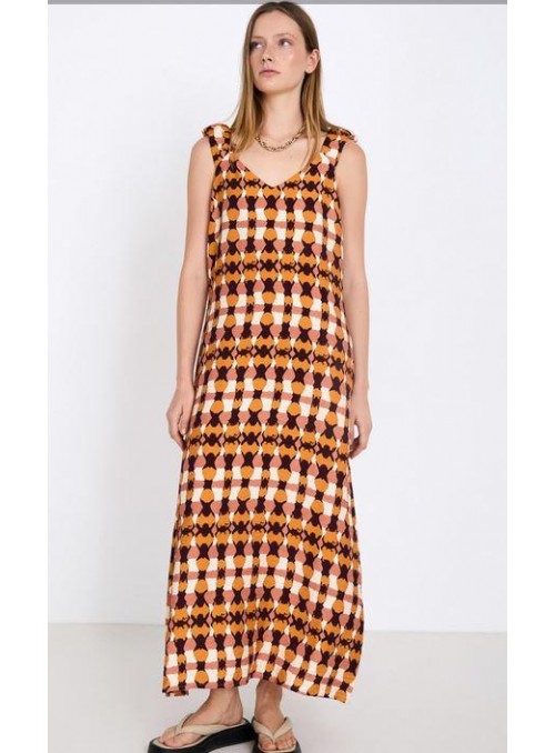 Vestido Skatie, de viscosa estampada. S102V04