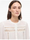 Blusa Vila Rouege, de manga larga con tira bordada. 14113806 Rouanne