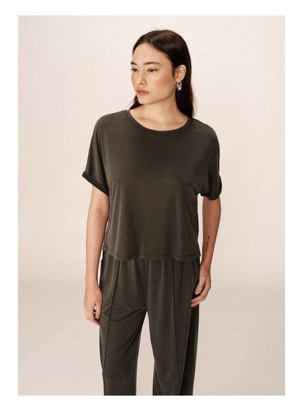 Camiseta Grace & Mila, de modal en gris. Parma