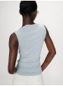 Top Grace & Mila, de viscosa con drapeado. Valley