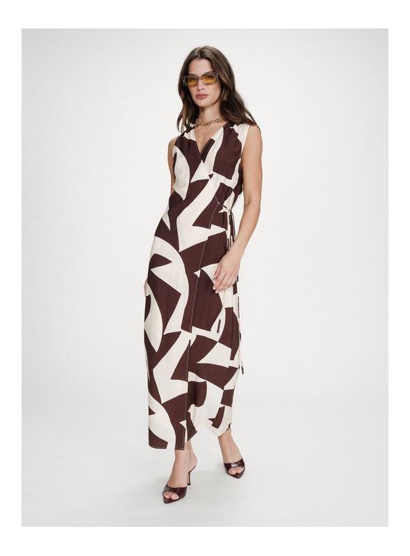 Vestido Grace & Mila, de viscosa estampada. Velline