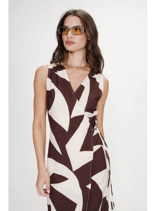 Vestido Grace &amp; Mila, de viscosa estampada. Velline