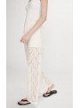 Pantalón Grace & Mila, de encaje en color beige. Vincent