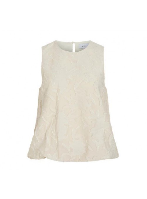 Top Vila, con apliques en relieve. 14116037 Vikami