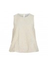 Top Vila, con apliques en relieve. 14116037 Vikami