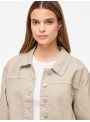 Chaqueta vaquera de Vila, en color beige. 14114941 Vinus