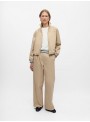 Pantalon Object, de algodòn en beige. 23048857 Objmeilin