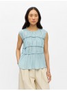 Top Ocject, de tejido plisado. 23049038 Objmabel