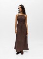 Vestido Object, con bordado marròn. 23049295 Objdidde
