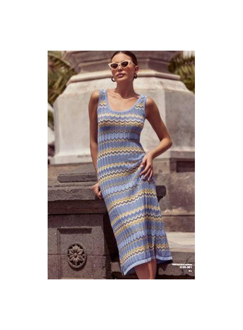 Vestido Iconique, inspo Misonni. 061