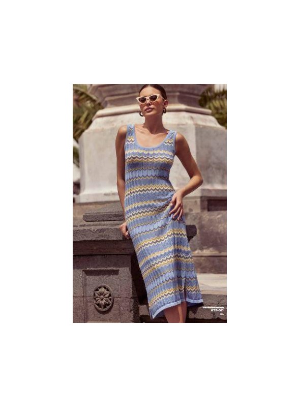 Vestido Iconique, inspo Misonni. 061