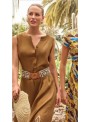 Vestido Iconique, de algodòn con bordados. 147