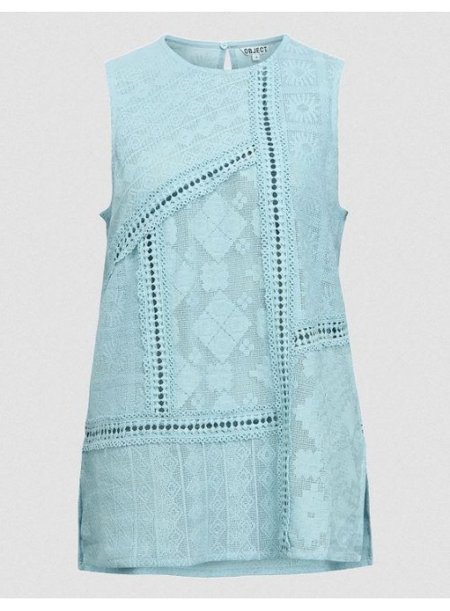 Top Object, de encaje con apliques. 23049299 Objmiona