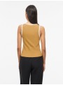 Camiseta Vila, de canalé con botones joya. 14115125 Vifriq