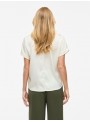 Blusa Vila, de raso con cuello. 14107405 Vienna