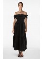 Vestido Vila, de algodòn con nido de abeja. 14115411 Viringa