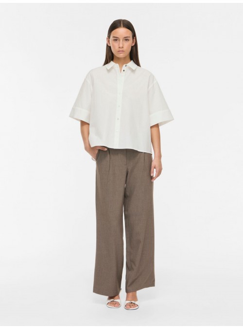 Blusa Vila, de manca corta con vuelo en la espalda. 14116717 Vibelfie
