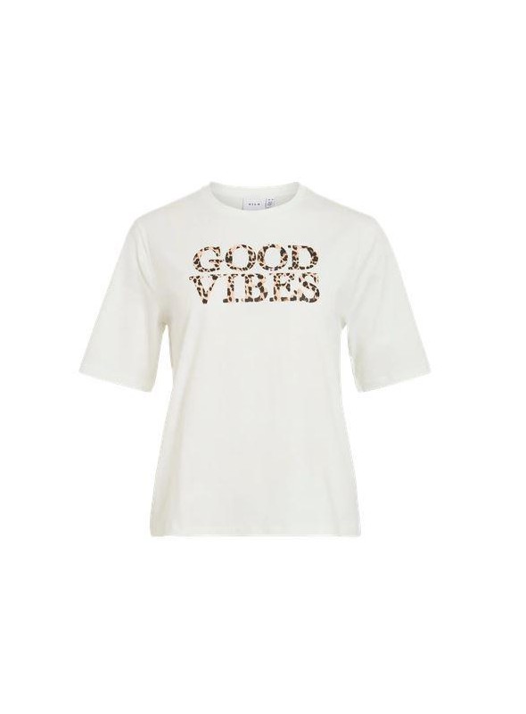 Camiseta Vila, de algodón con print. 14120771 Vijoyce
