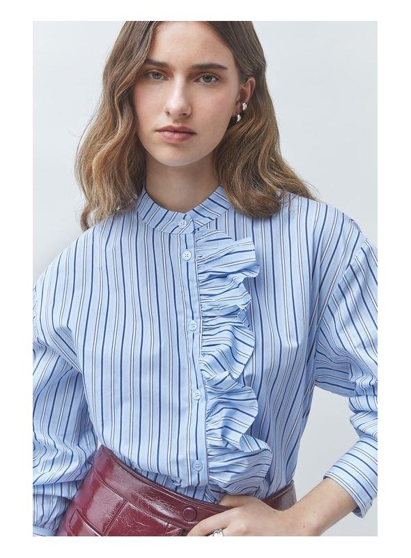 Blusa Suncoo, camisera con volante. Lolli