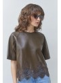 Top Suncoo , de ecopiel con encaje. London